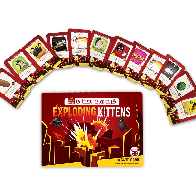 بازی فکری گربه های انفجاری ا Exploding Kittens