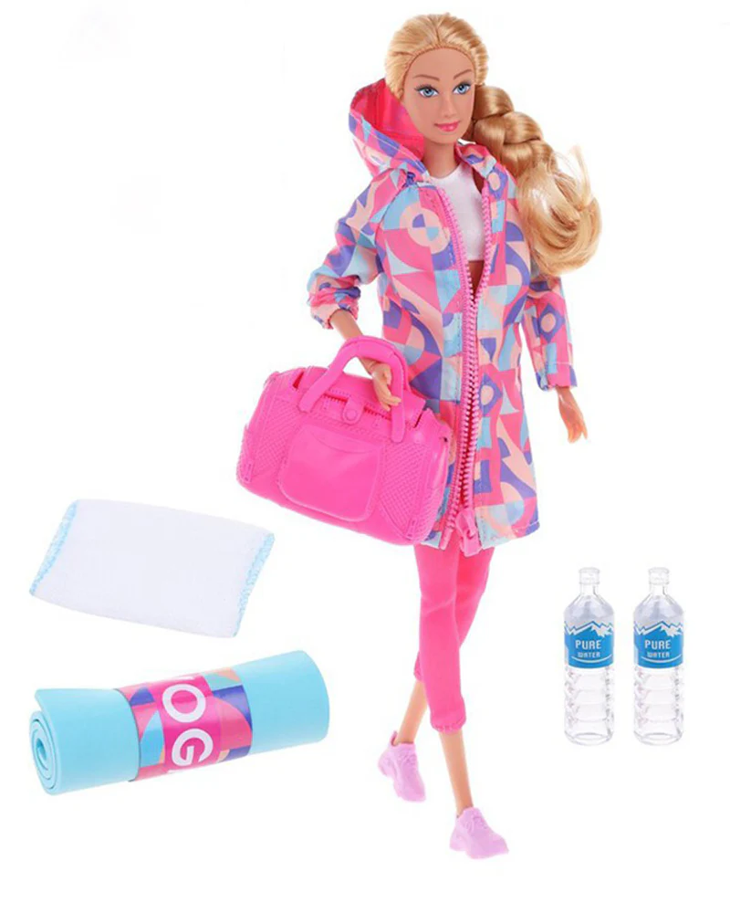 عروسک باربی یوگا کار دفا لوسی