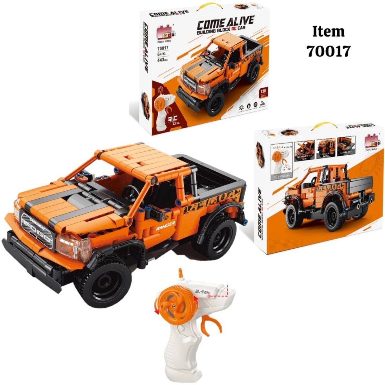 لگو ماشین کنترلی فورد رپتور70017