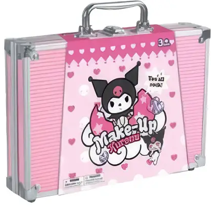 ست آرایشی چمدونی کرومی (2076)