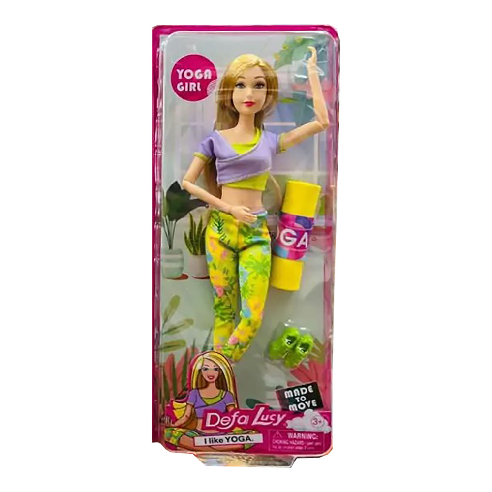 عروسک باربی یوگا کار دفا لوسی