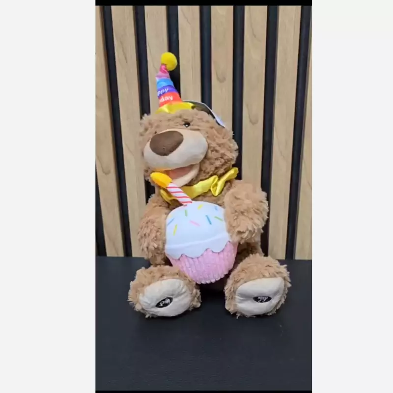عروسک پولیشی خرس تولد موزیکال