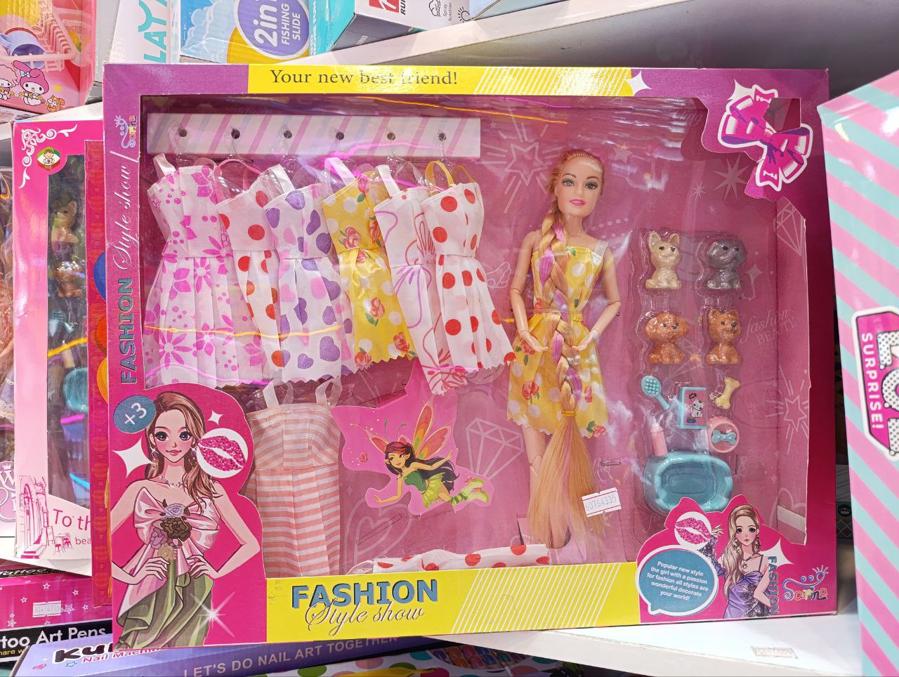 عروسک باربی با لوازم