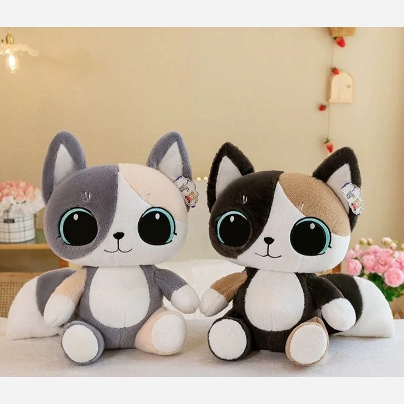 عروسک گربه چشم تیله ای