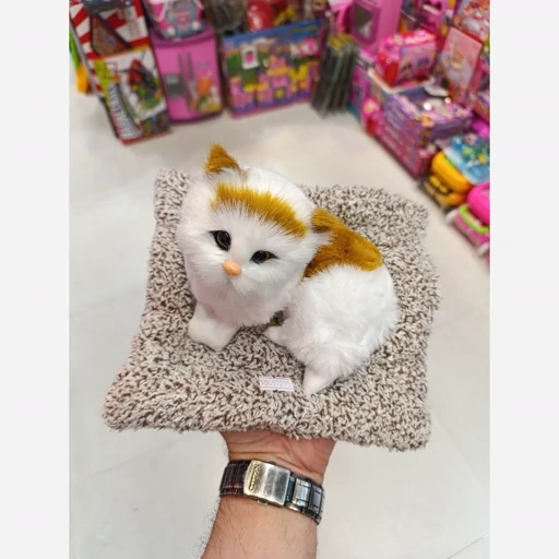 عروسک گربه روبالشت صدادار