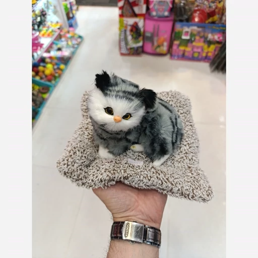 عروسک گربه روبالشت صدادار